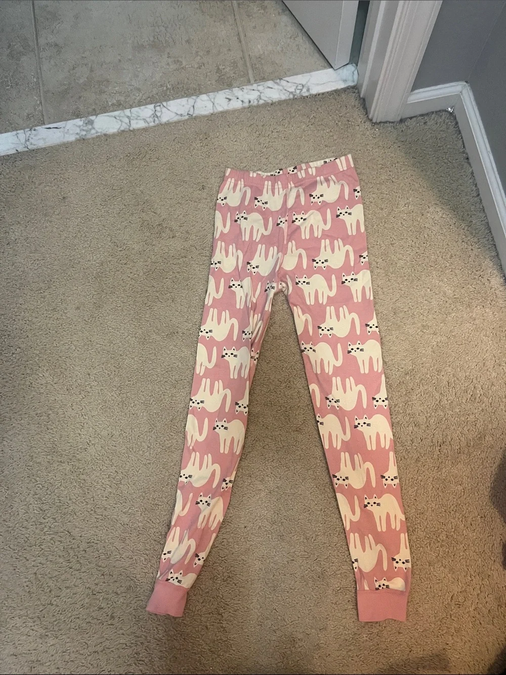 Hanna Andersson Playful Cats Pink Pajama Set